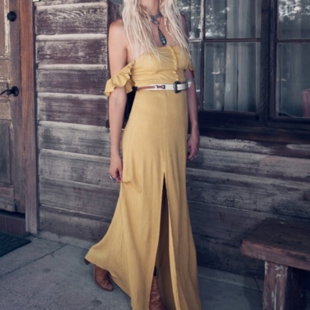 Flynn Skye Bardot maxi dress